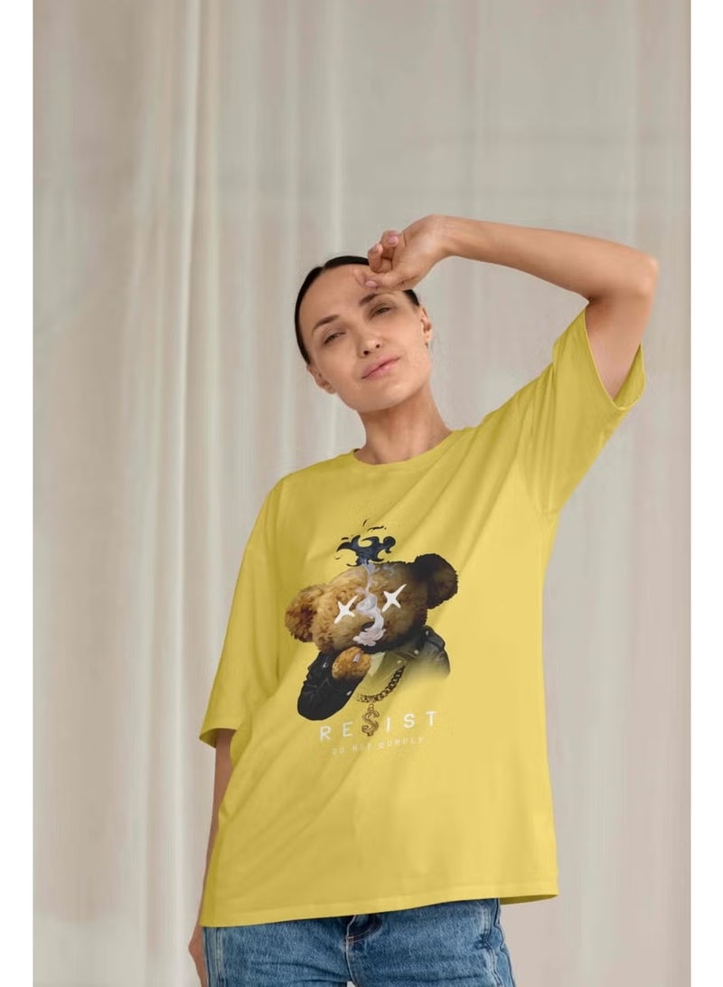 DogFish Women's Dark Green Cotton Crew Neck Crop T-Shirt - Image 3